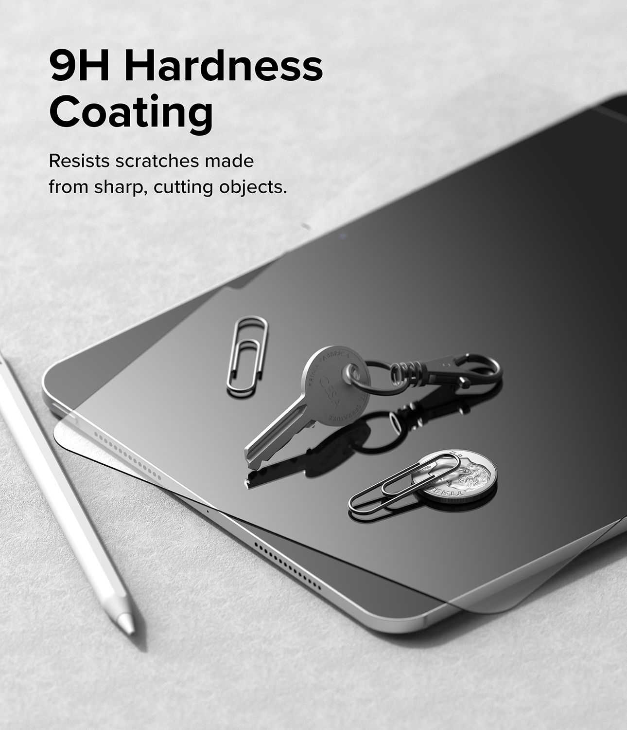 Apple iPad Pro 13 8th Gen (2025) Skærmbeskytter i glas med monteringsramme