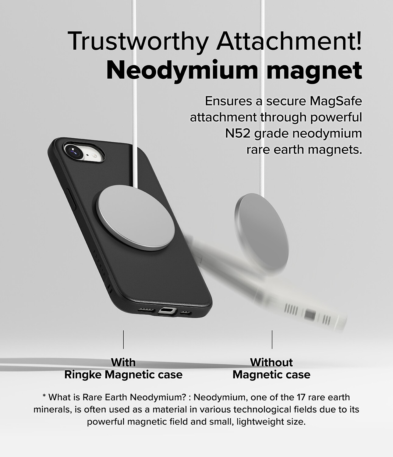 iPhone 16e Onyx MagSafe cover, Black
