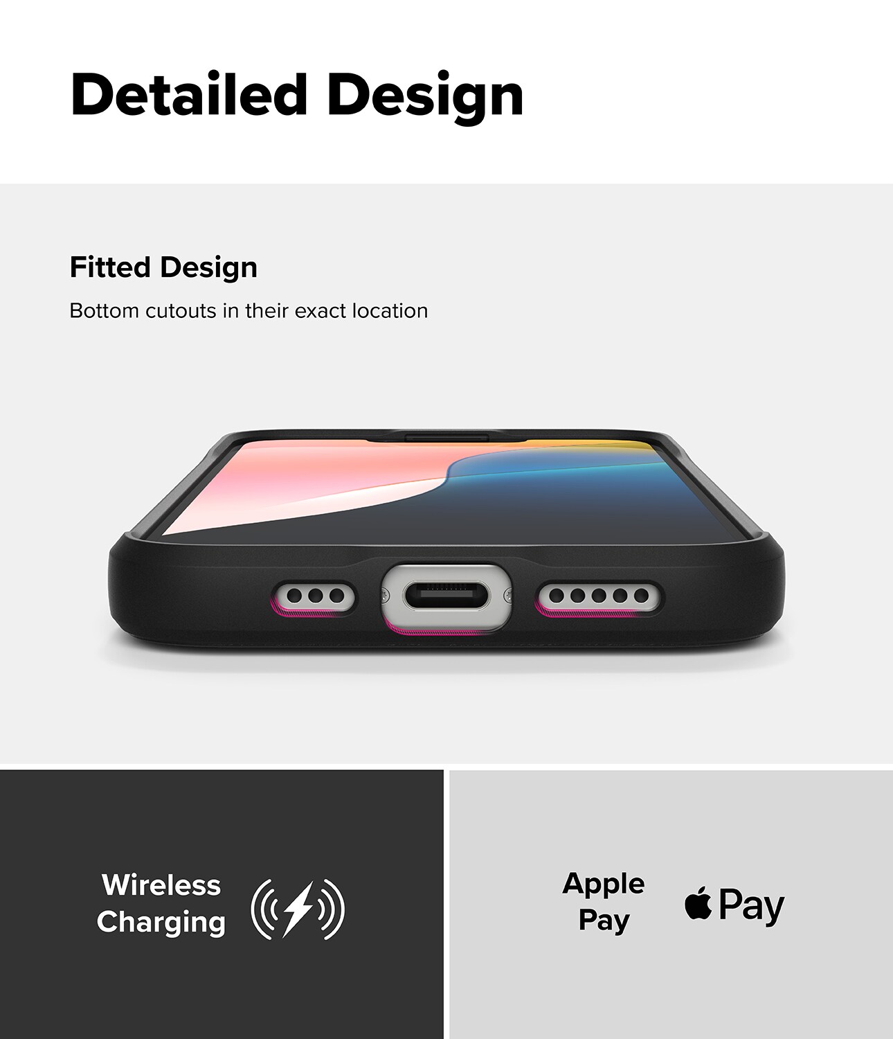iPhone 16e Onyx MagSafe cover, Black
