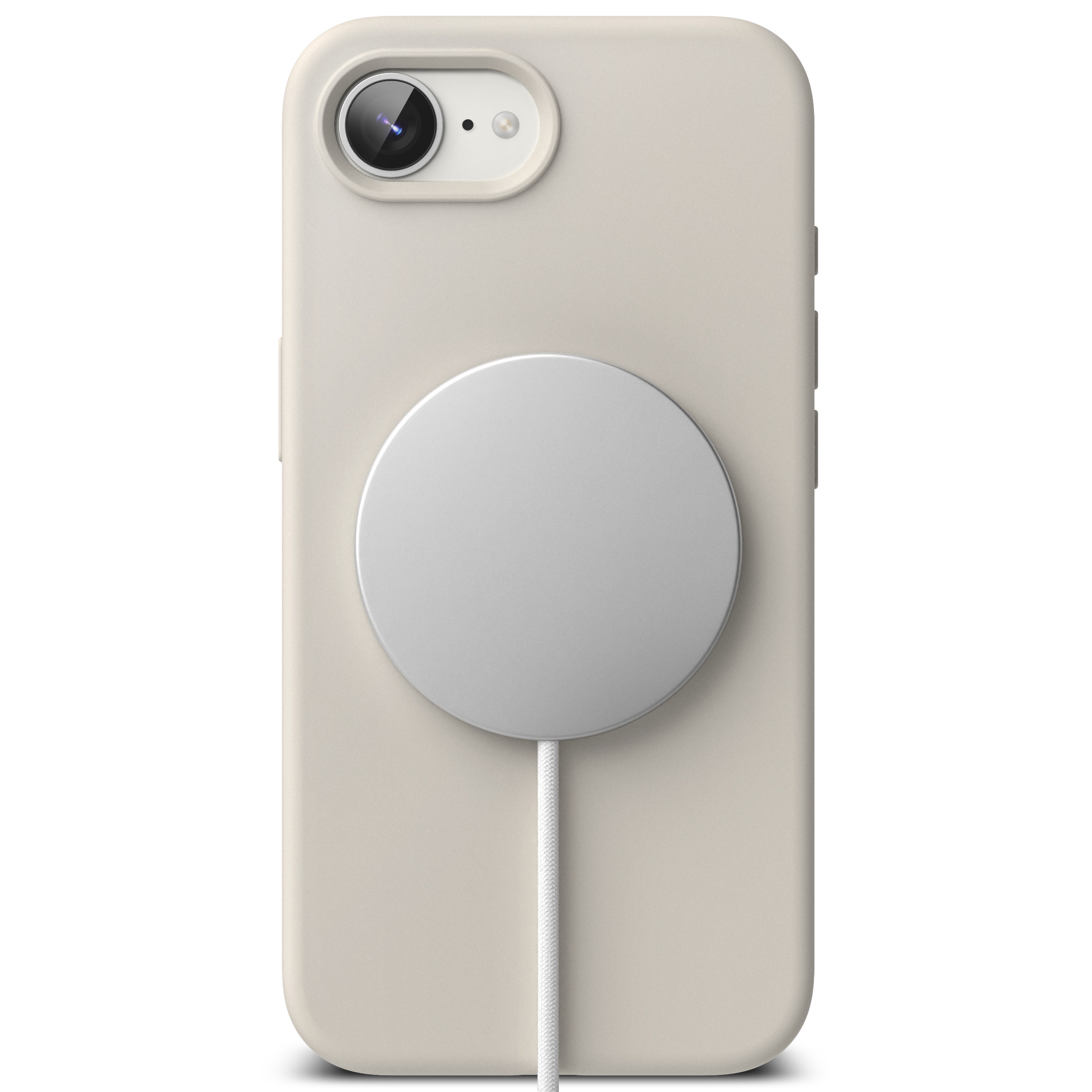 iPhone 16e MagSafe silikonecover, Stone