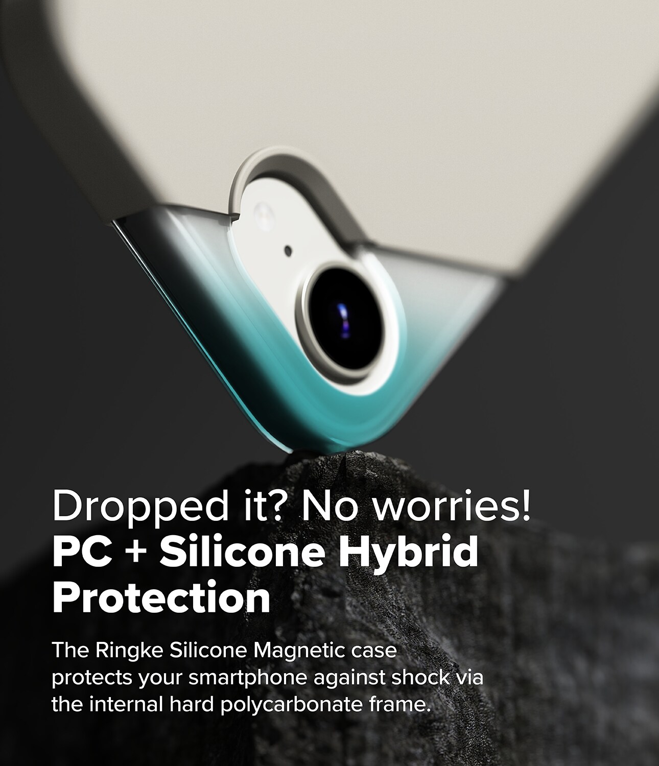 iPhone 16e MagSafe silikonecover, Stone