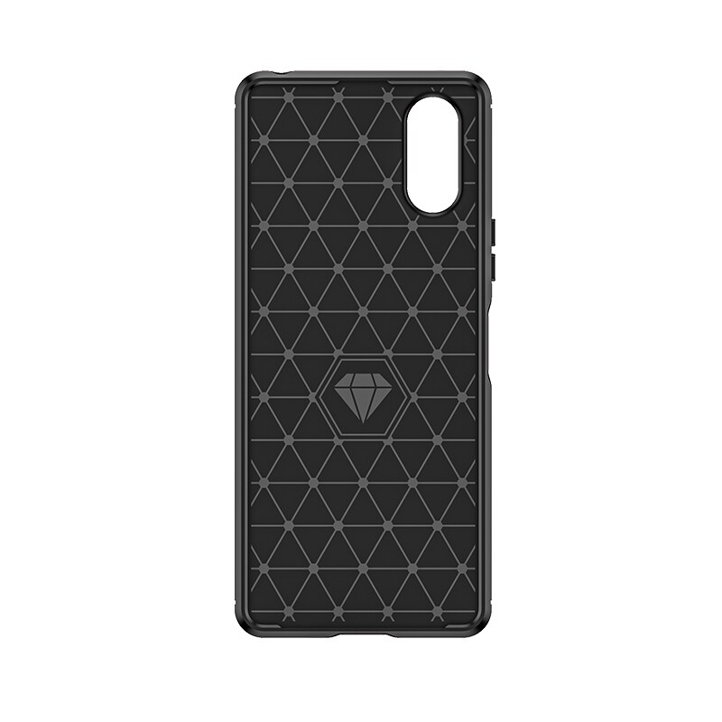 Sony Xperia 10 VI TPU-cover Brushed, Sort