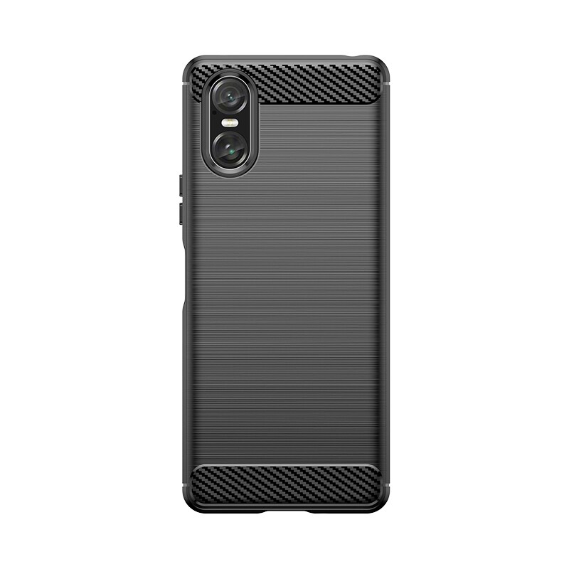 Sony Xperia 10 VI TPU-cover Brushed, Sort