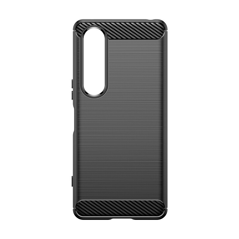 Sony Xperia 1 VI TPU-cover Brushed, Sort