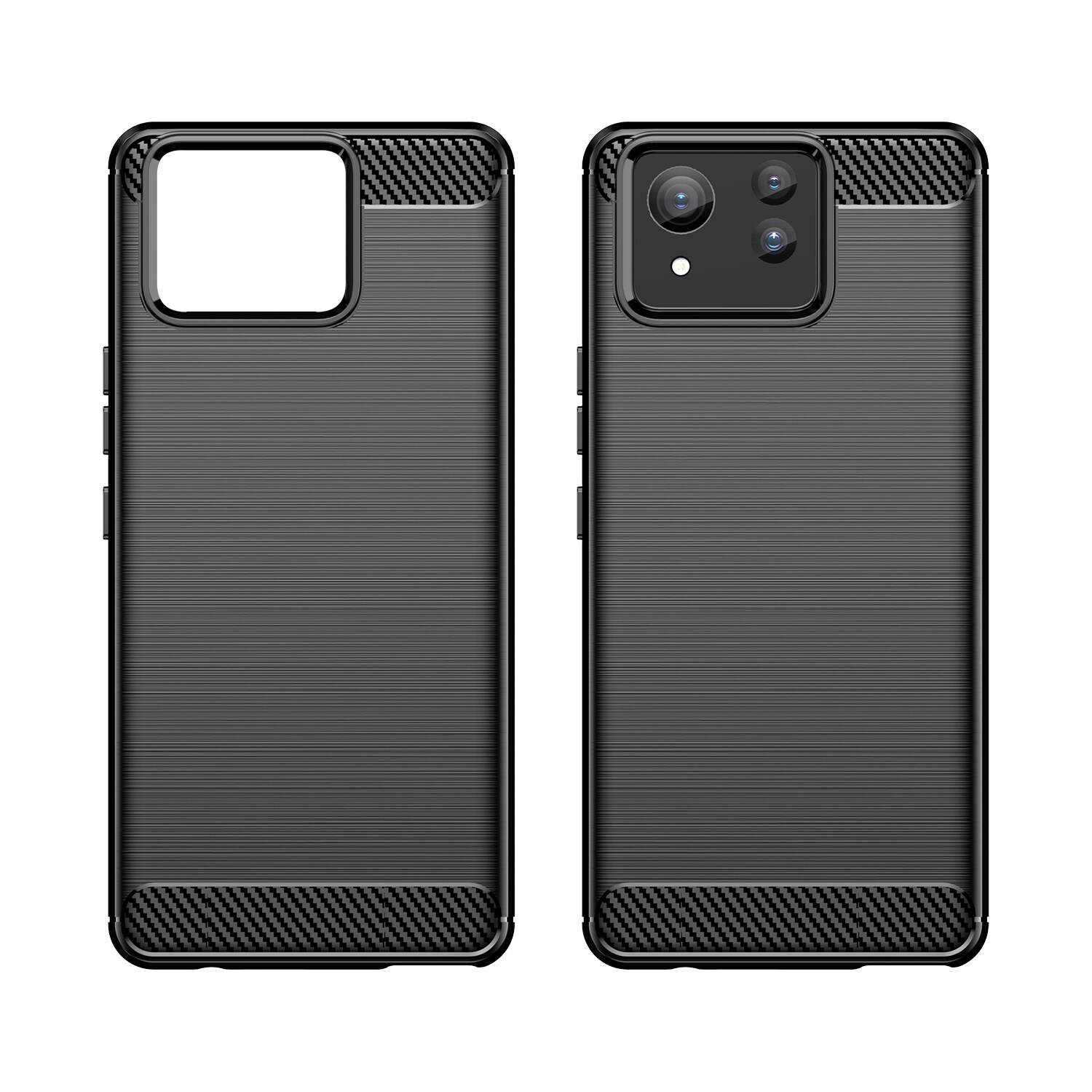 Asus Zenfone 11 Ultra TPU-cover Brushed, Sort