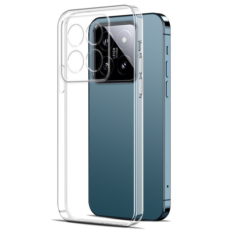 Xiaomi 14 Pro Tyndt TPU-cover, Gennemsigtig