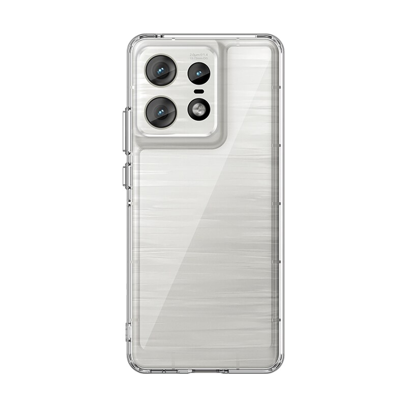 Motorola Edge 50 Pro Crystal Hybrid-cover, Gennemsigtig
