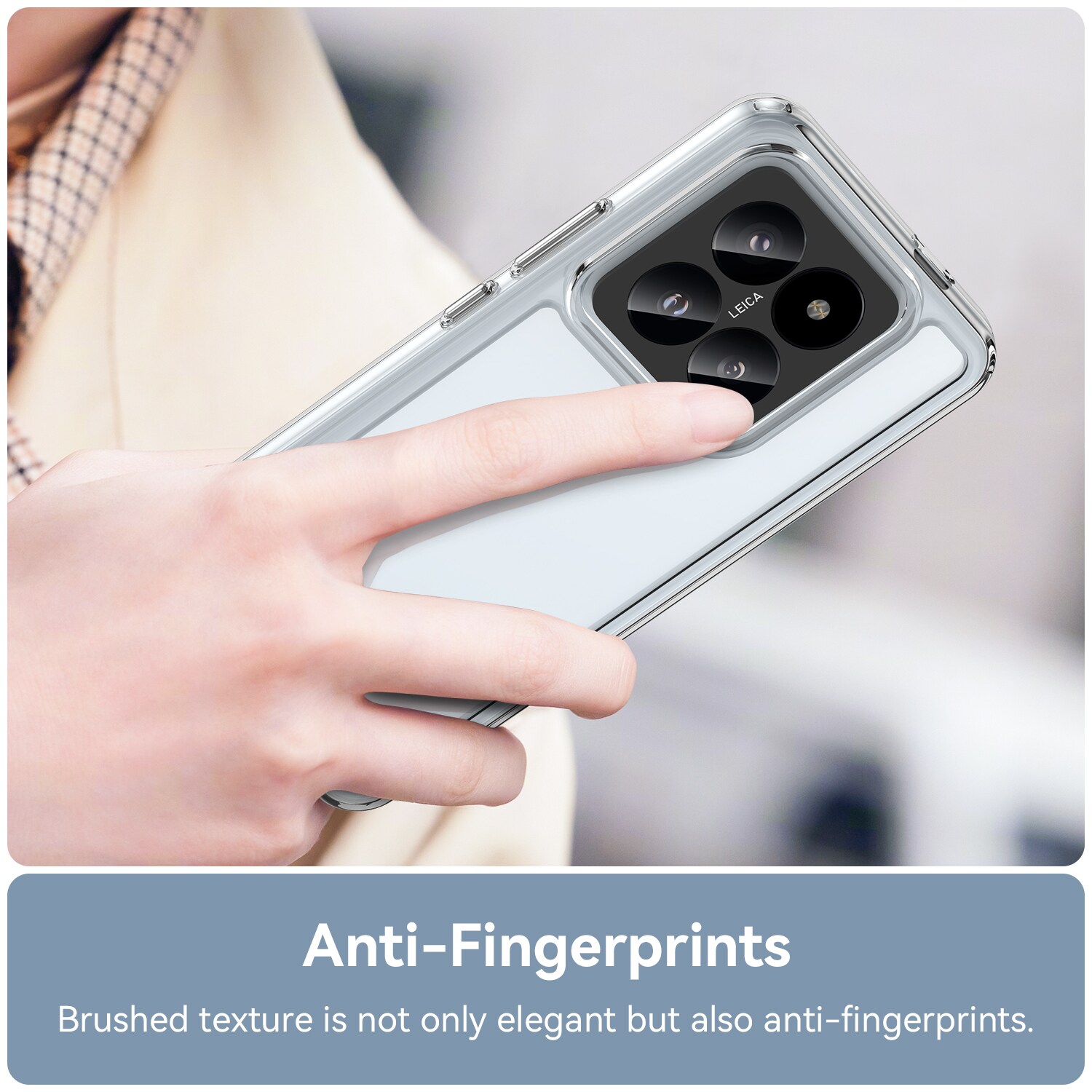 Xiaomi 14 Pro Crystal Hybrid-cover, Gennemsigtig