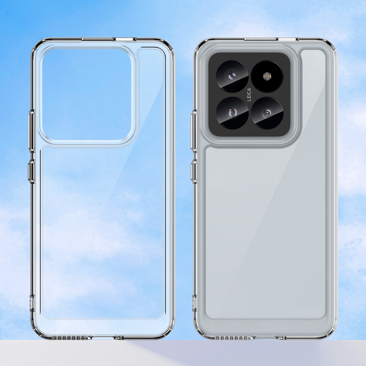 Xiaomi 14 Pro Crystal Hybrid-cover, Gennemsigtig