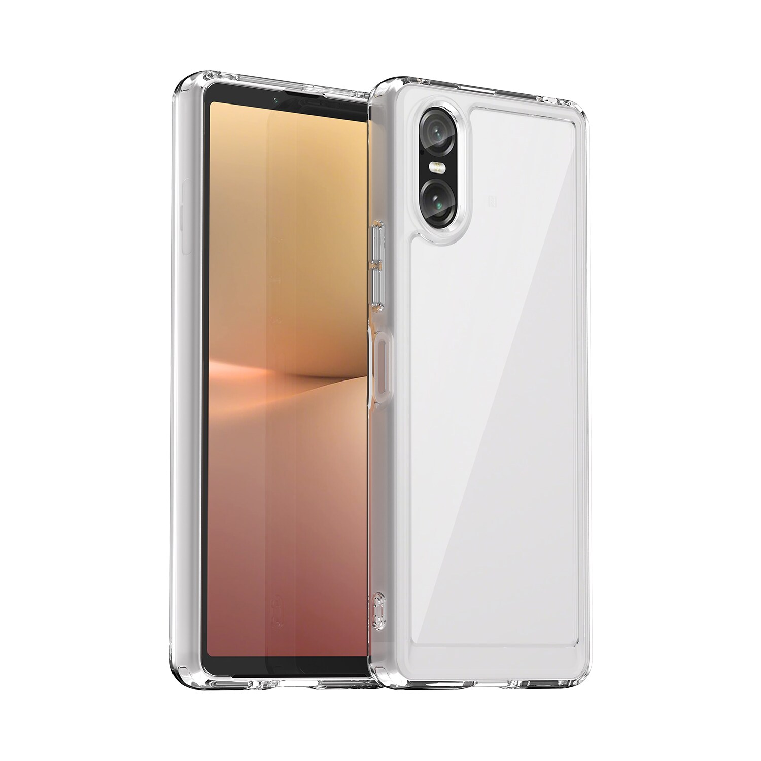 Sony Xperia 10 VI Crystal Hybrid-cover, Gennemsigtig