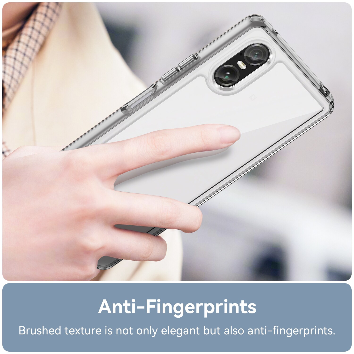 Sony Xperia 10 VI Crystal Hybrid-cover, Gennemsigtig