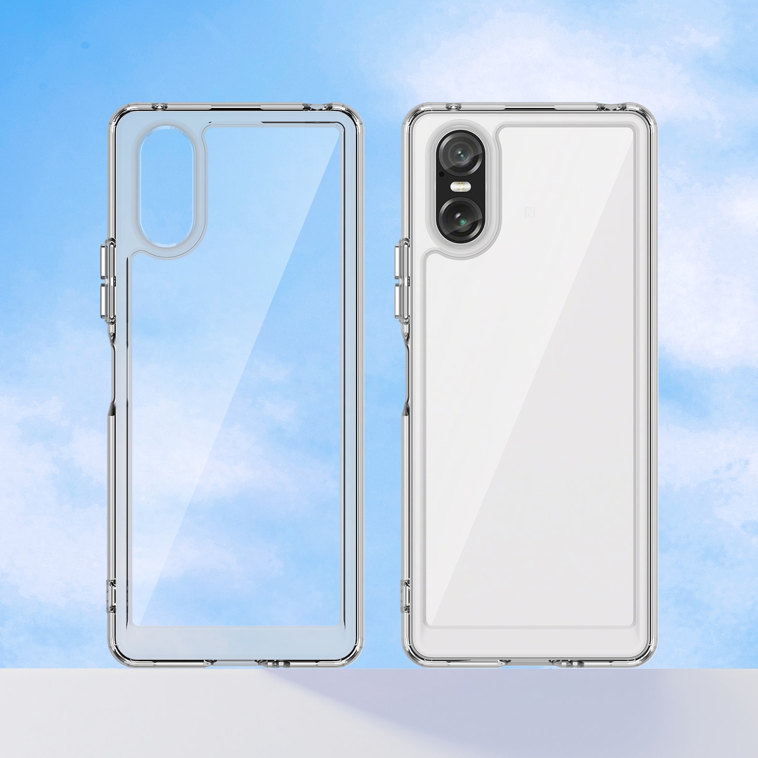Sony Xperia 10 VI Crystal Hybrid-cover, Gennemsigtig