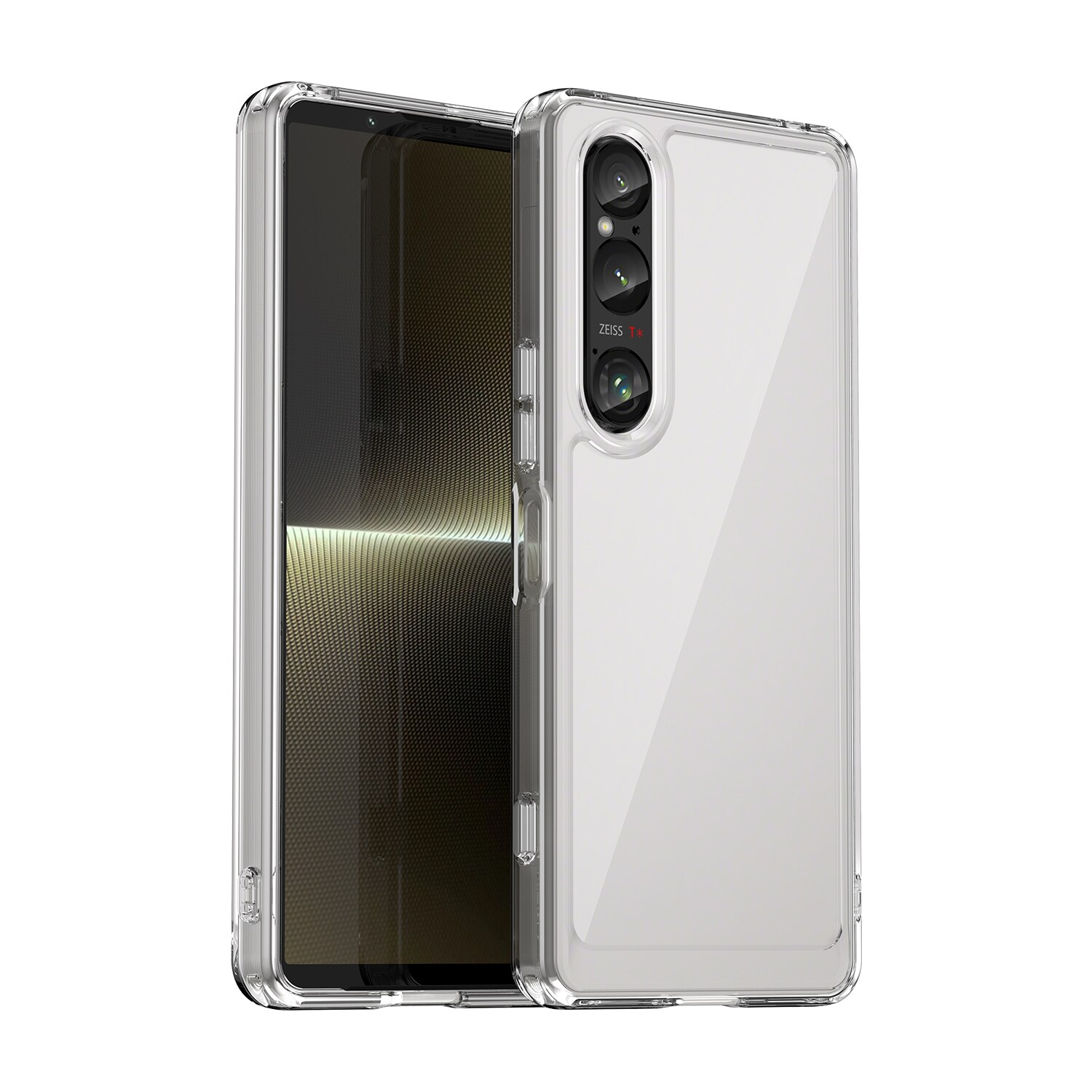 Sony Xperia 10 VII Crystal Hybrid-cover, Gennemsigtig