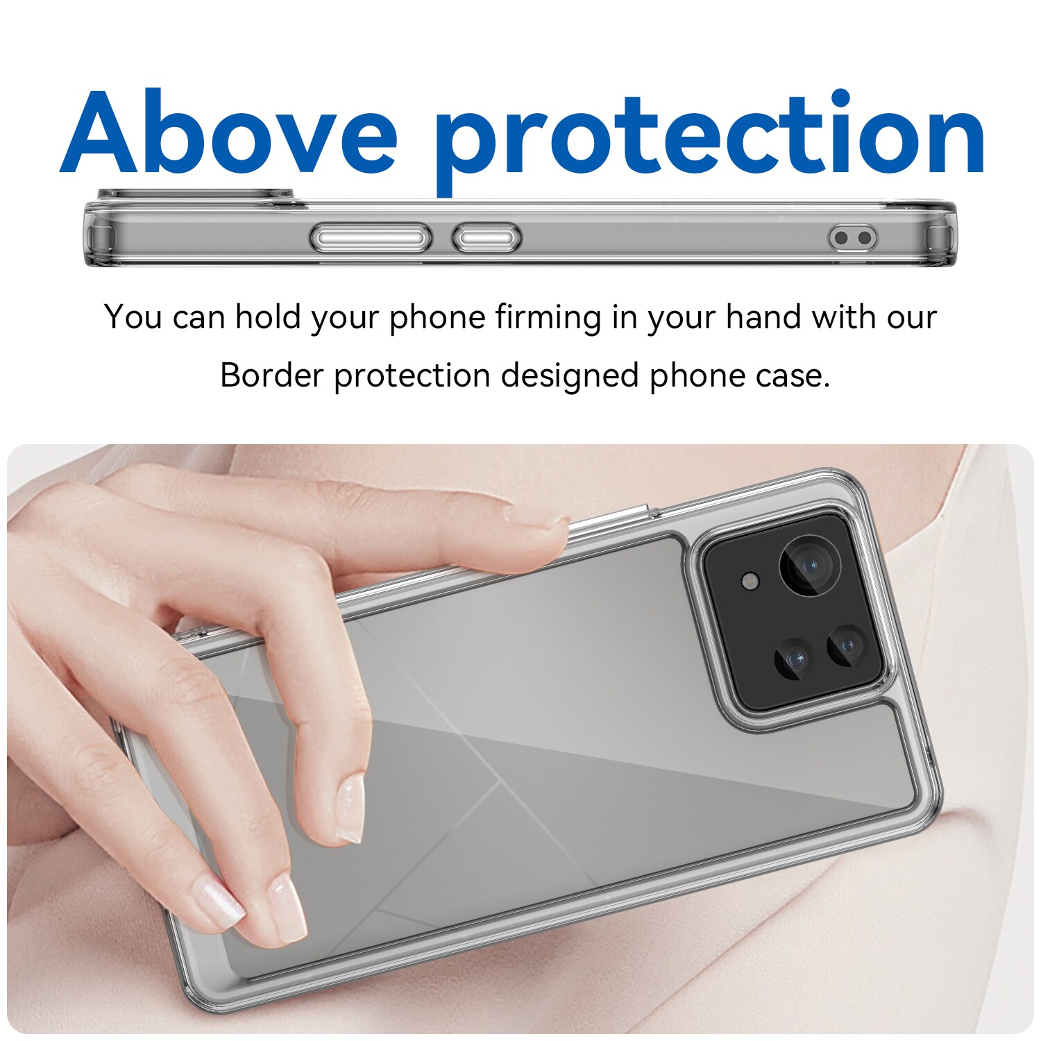 Asus Zenfone 11 Ultra Crystal Hybrid-cover, Gennemsigtig