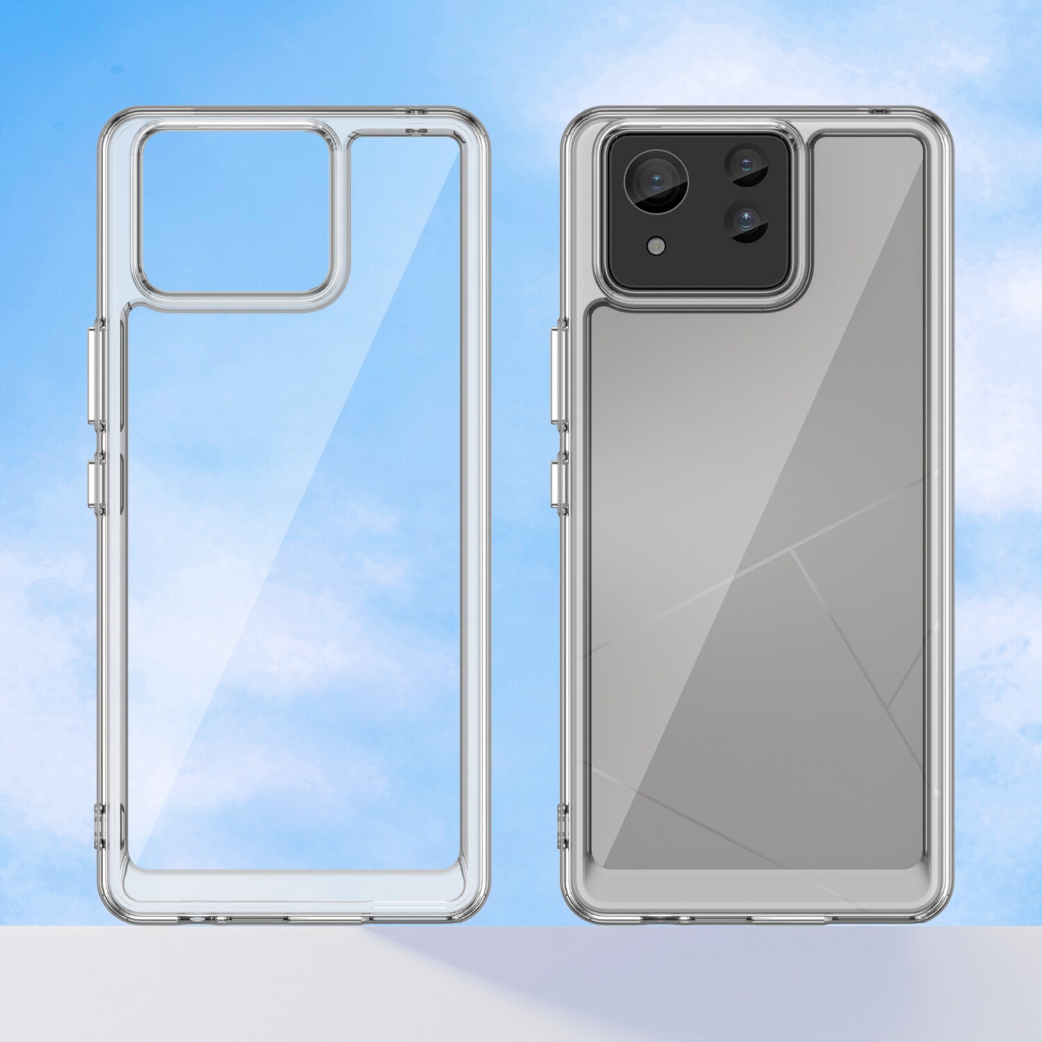 Asus Zenfone 11 Ultra Crystal Hybrid-cover, Gennemsigtig