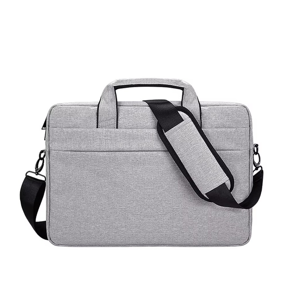 13.3" laptoptaske med skulderrem, Grå