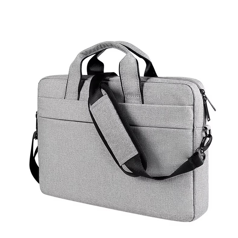 13.3" laptoptaske med skulderrem, Grå