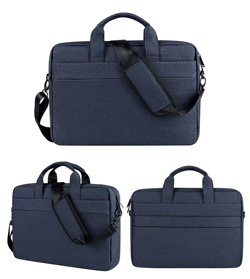 13.3" laptoptaske med skulderrem, Blå