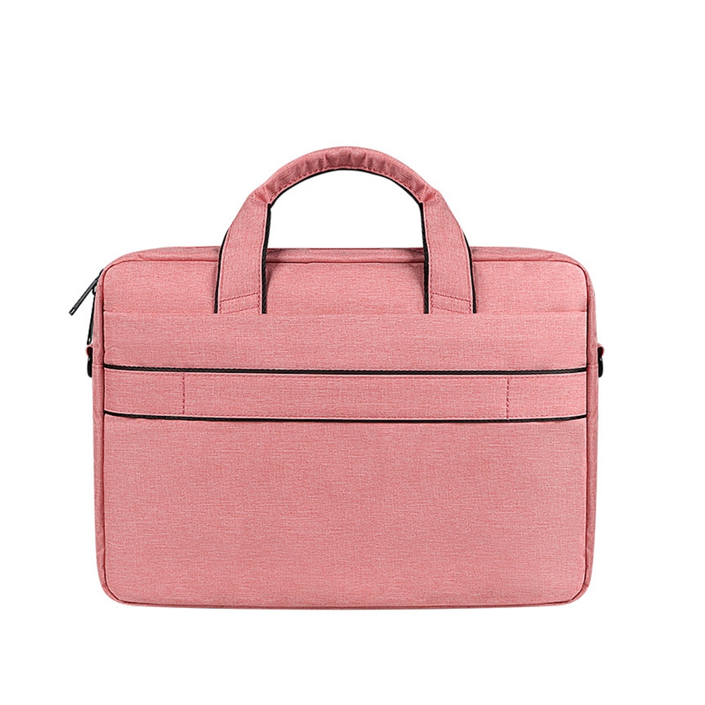 13.3" laptoptaske med skulderrem, Lyserød