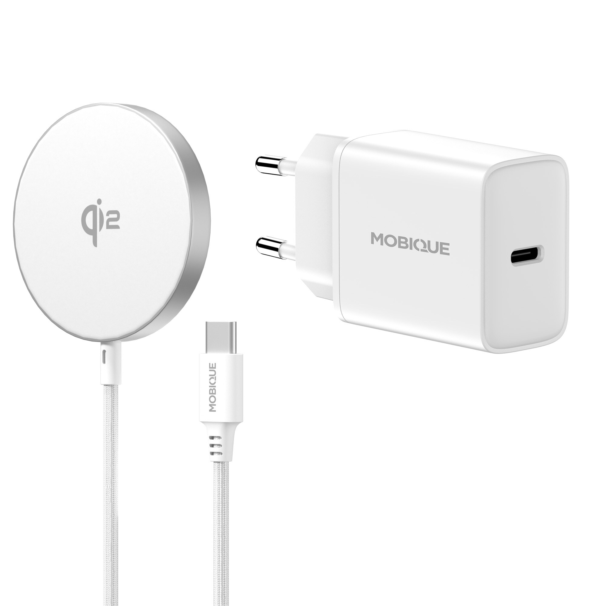 Samsung Galaxy Z Flip 7 FE Qi2 magnetisk oplader og vægadapter
