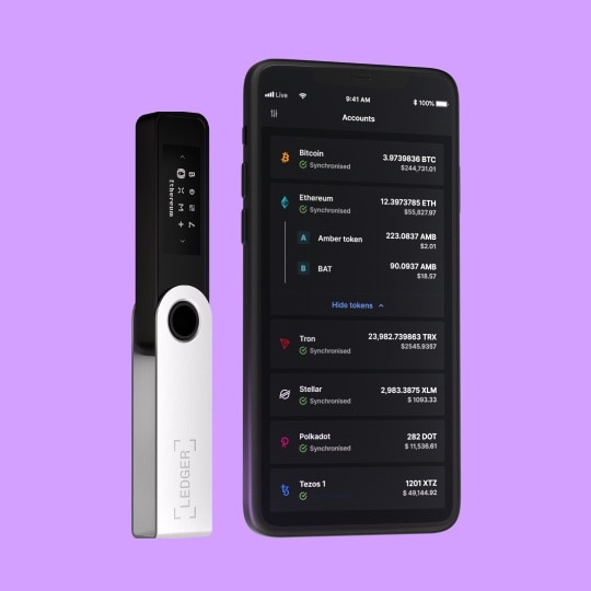 Nano S Plus Krypto hardware pung, Sort