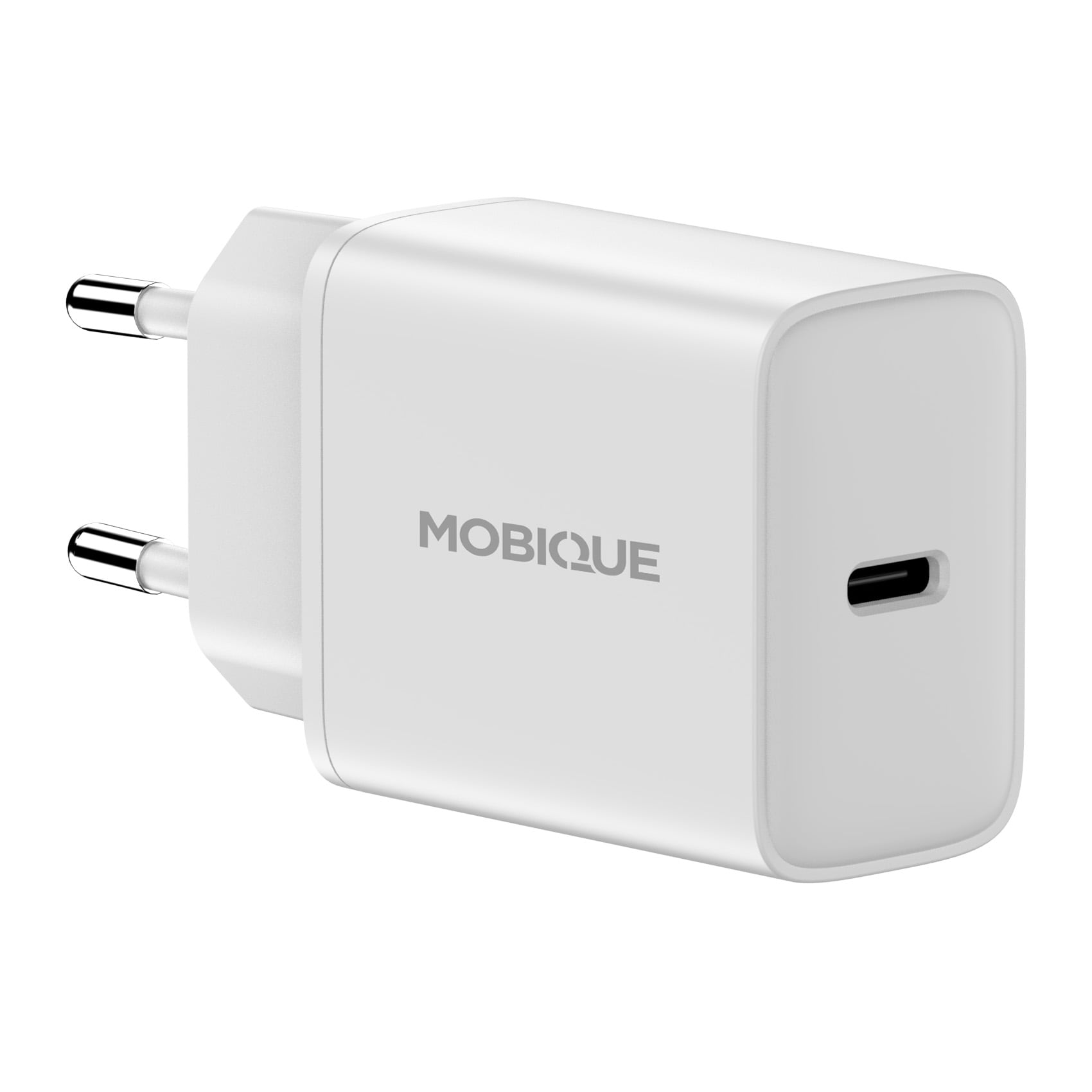 Vægoplader 20W USB-C PD, Hvid