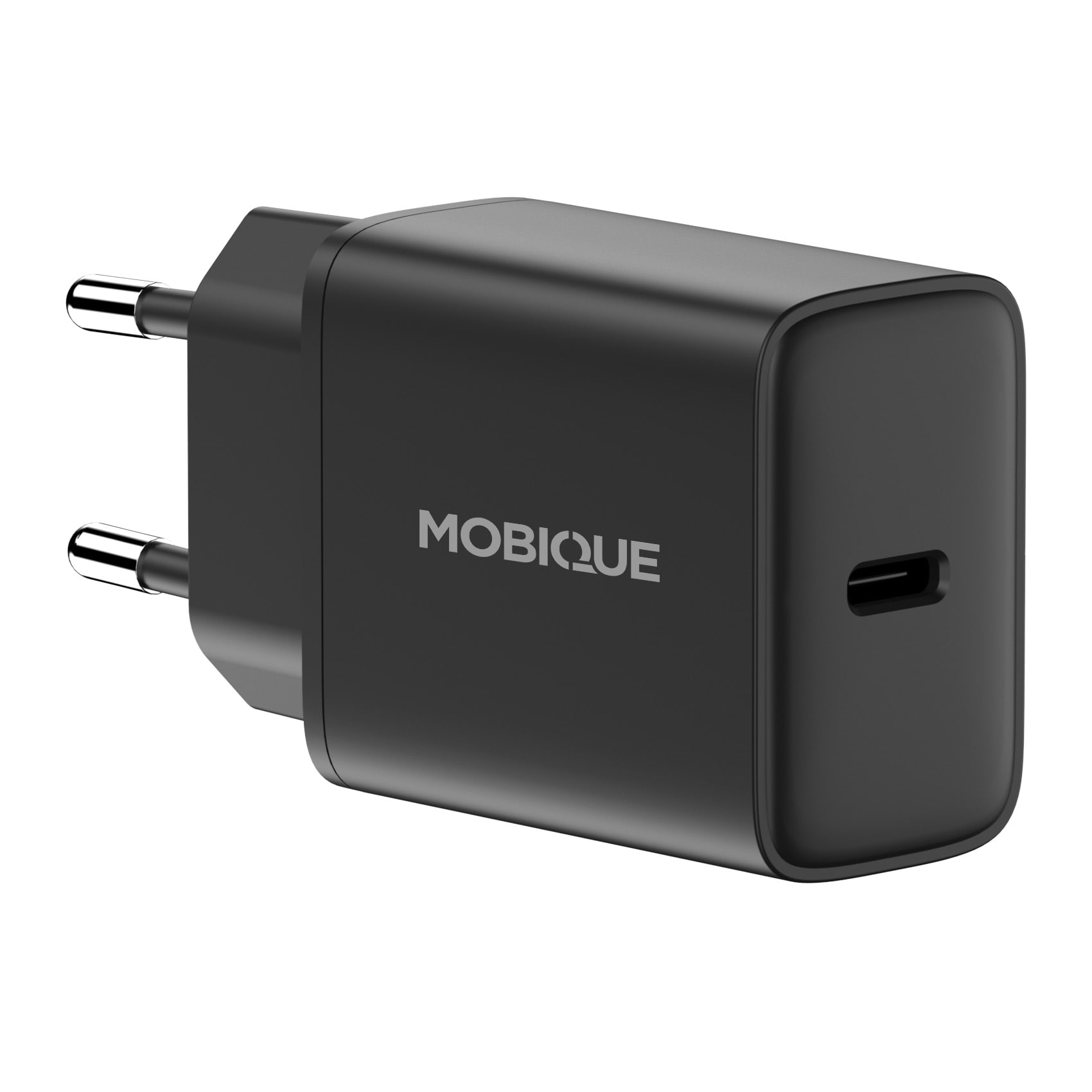 Vægoplader 20W USB-C PD, Sort