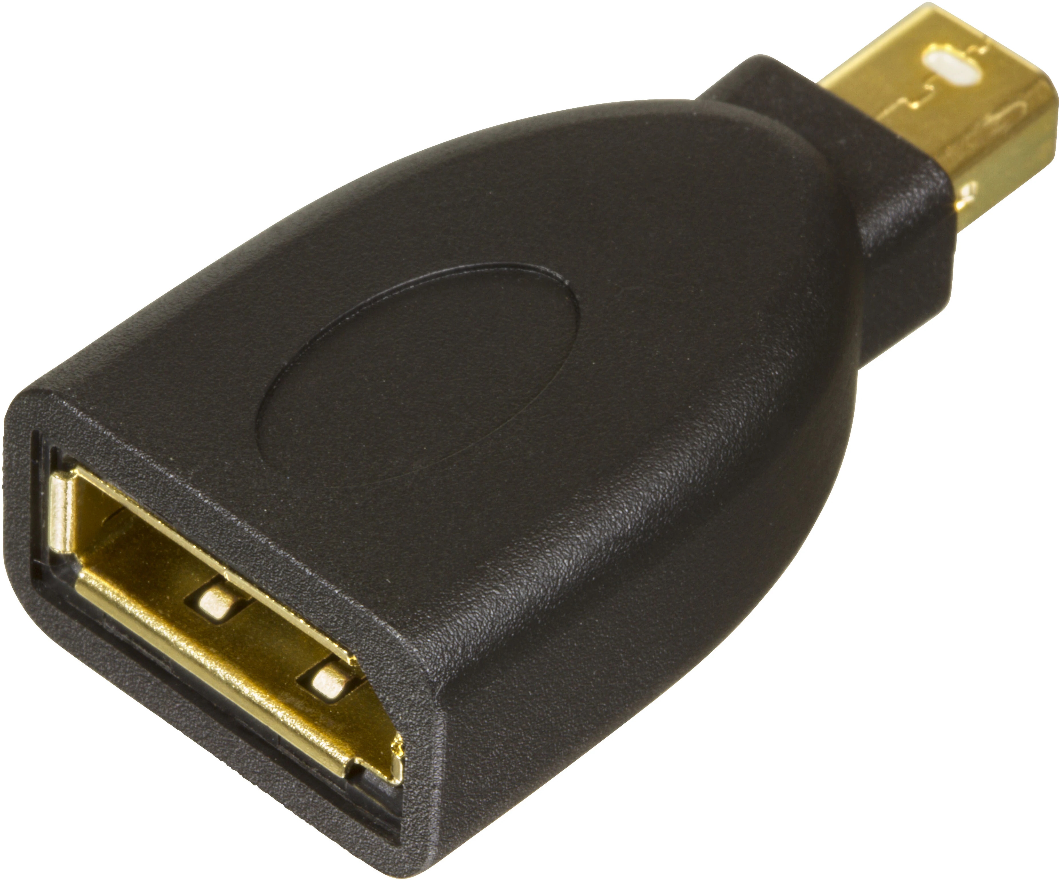 Mini DisplayPort til DisplayPort adapter Ultra HD, Sort
