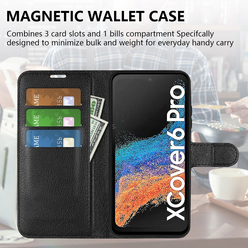 Samsung Galaxy Xcover 6 Pro Enkelt mobiletui, Sort