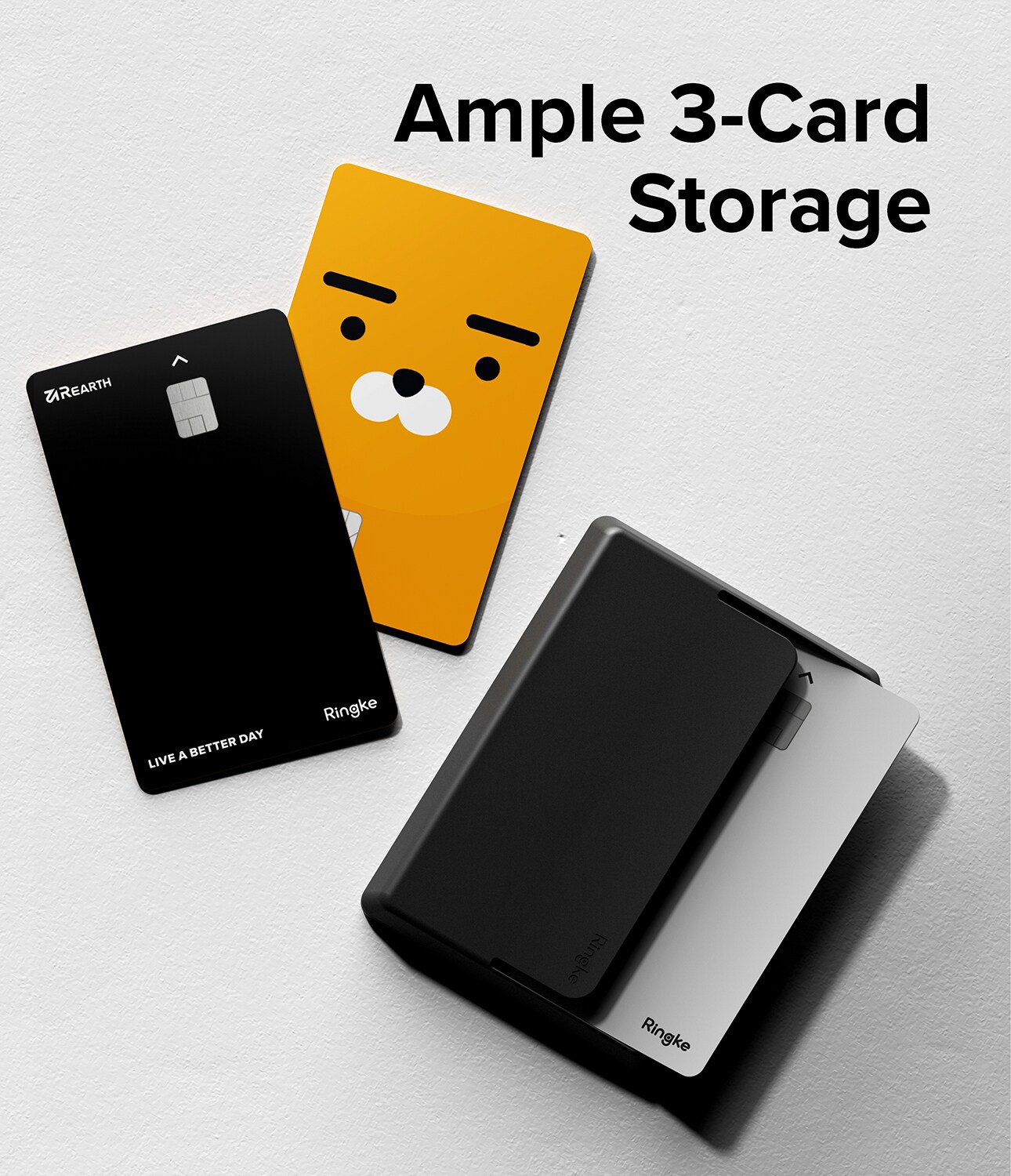 MagSafe Magnetic Card Slot kortholder, Sort