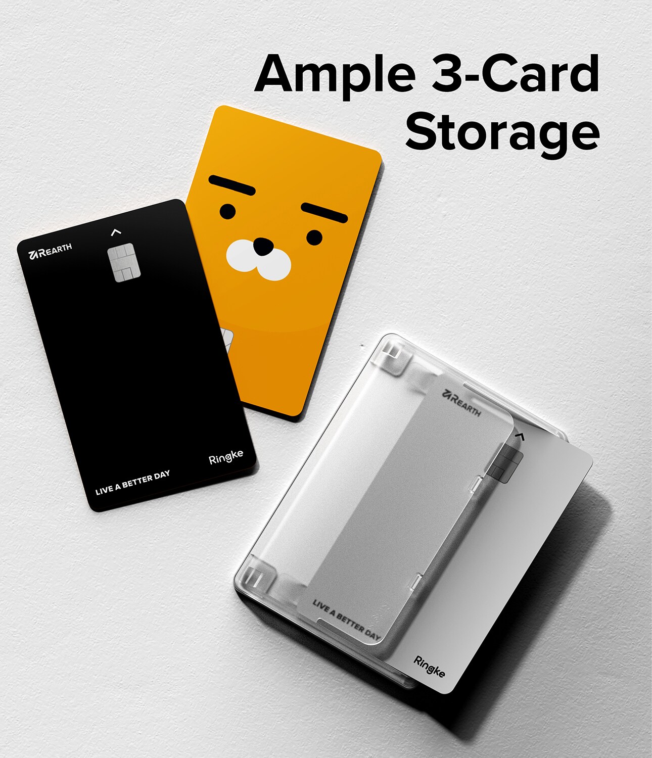 MagSafe Magnetic Card Slot kortholder, Gennemsigtig