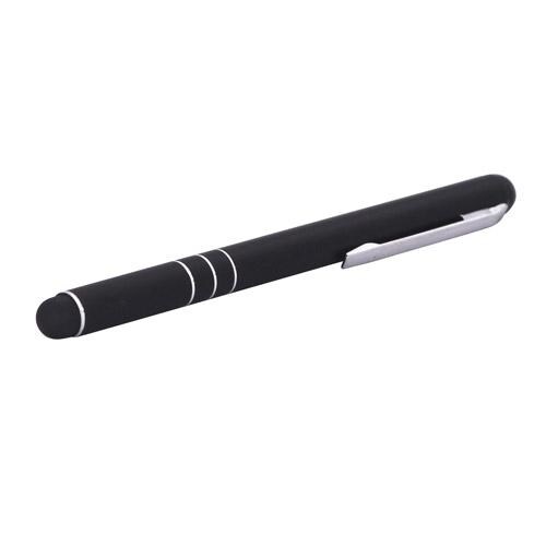 Touchpen med gummispids, Sort