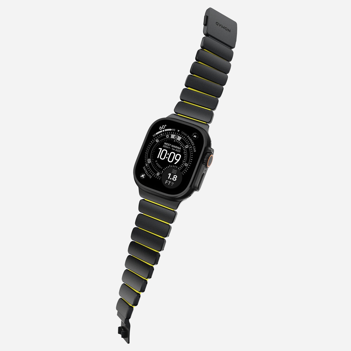 Apple Watch Ultra 49mm 3rd Gen Armbånd Stratos, Black Titanium - Volt