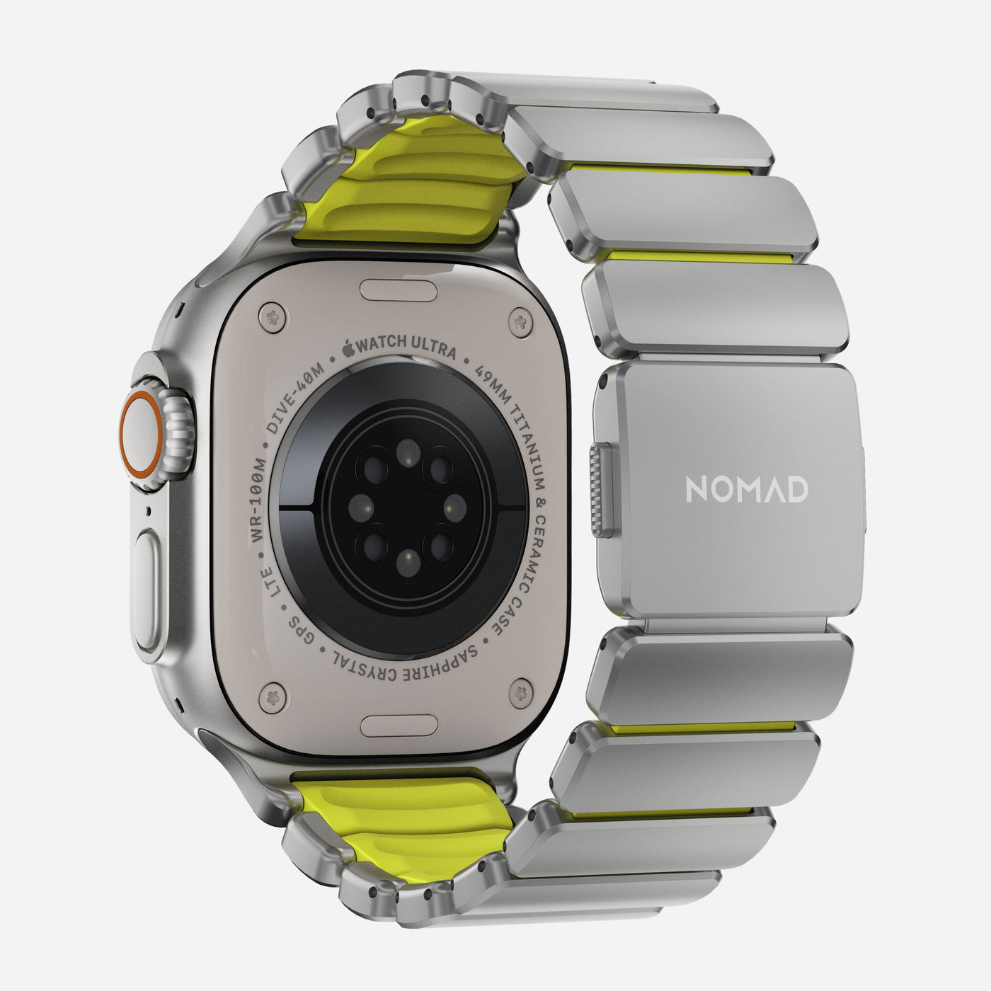 Apple Watch Ultra 49mm 3rd Gen Armbånd Stratos, Natural Titanium - Volt