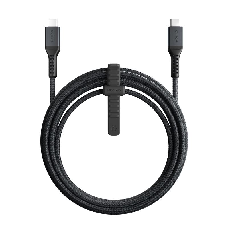Opladningskabel Kevlar USB-C til USB-C 3m, Black