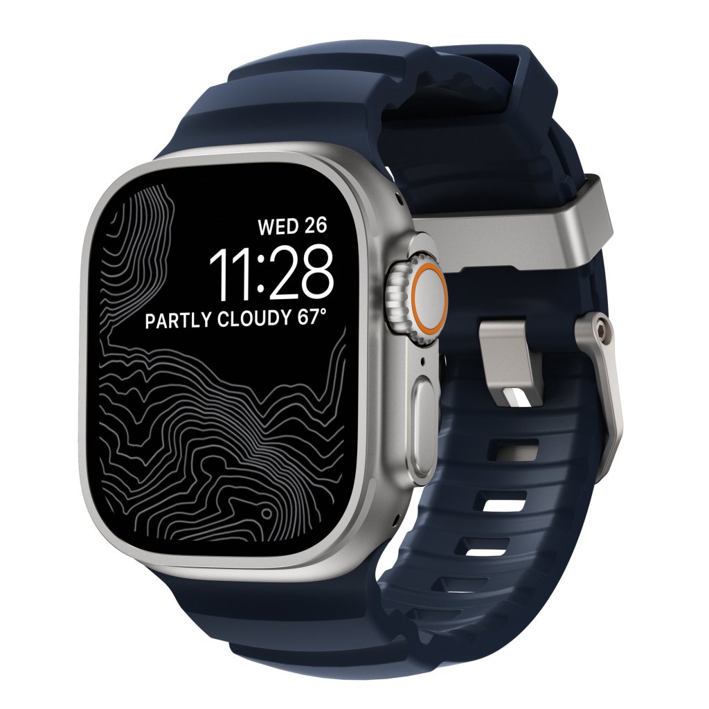 Apple Watch Series 1-3 42mm Armbånd Rocky Point (Natural Hardware) Atlantic
