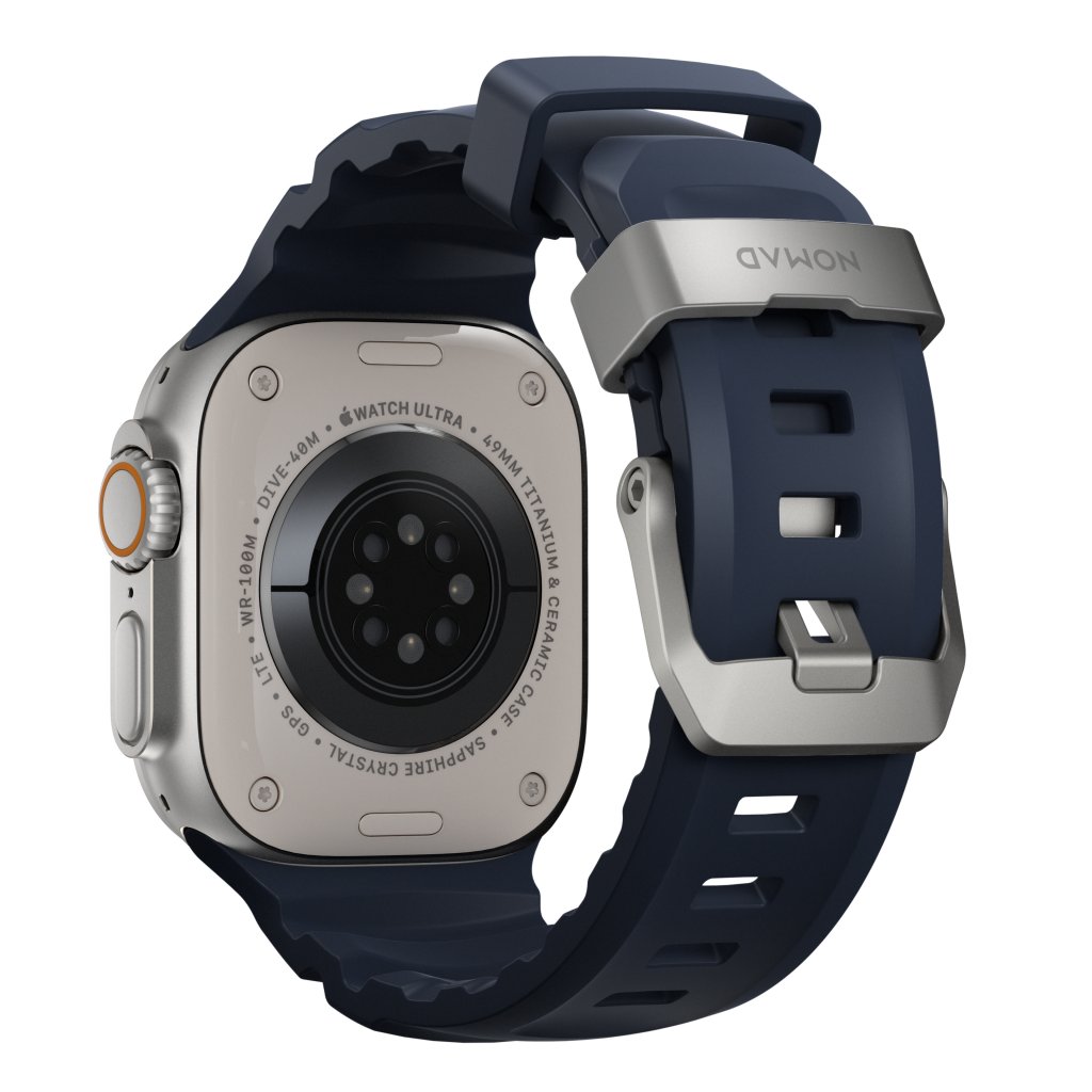 Apple Watch Series 4-6 44mm Armbånd Rocky Point (Natural Hardware) Atlantic