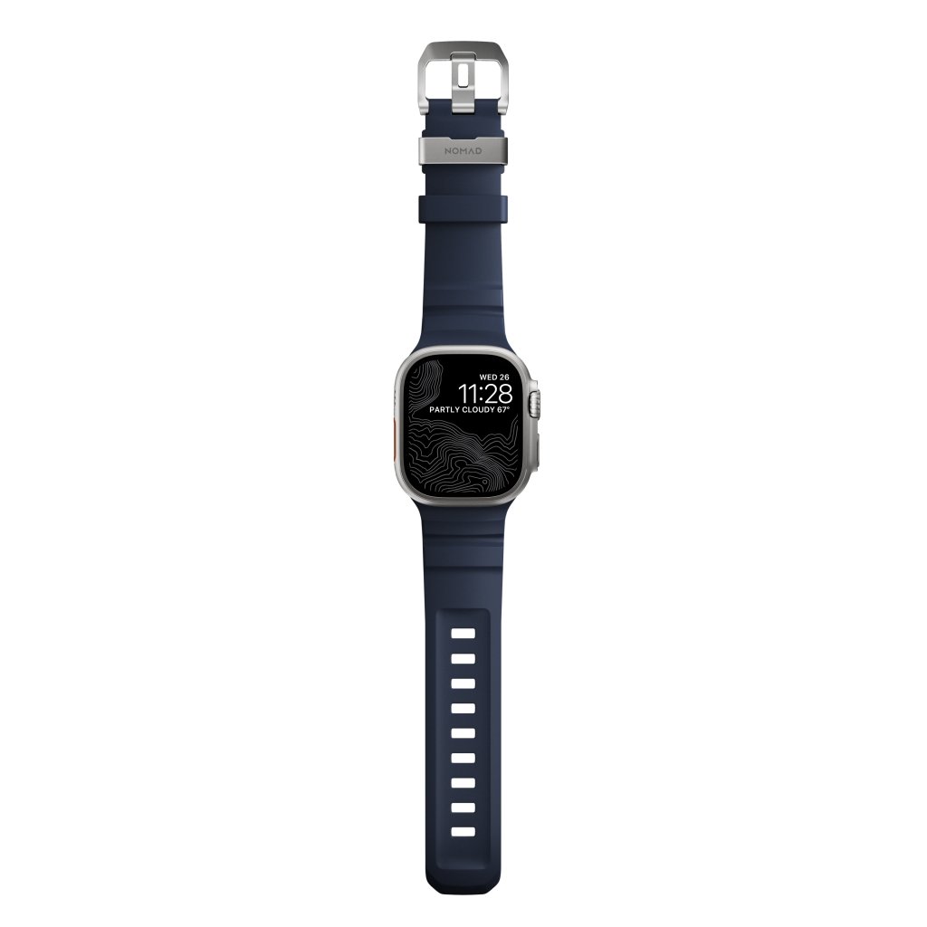 Apple Watch Series 4-6 44mm Armbånd Rocky Point (Natural Hardware) Atlantic