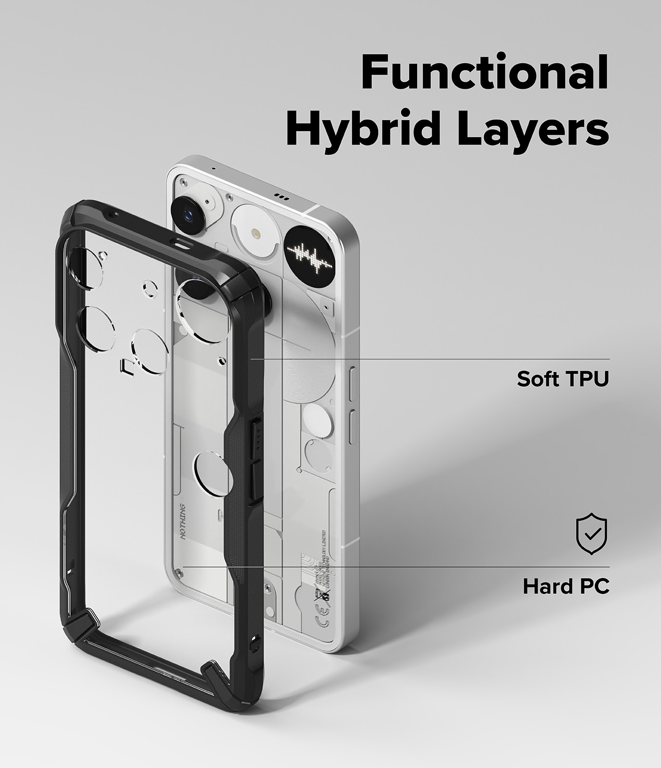 Nothing Phone 3 Fusion X Cover, Sort