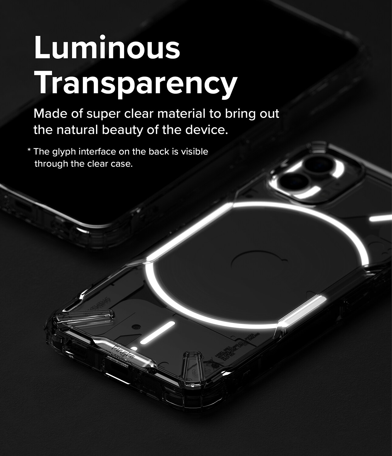 Nothing Phone 1 Fusion X Cover, Gennemsigtig