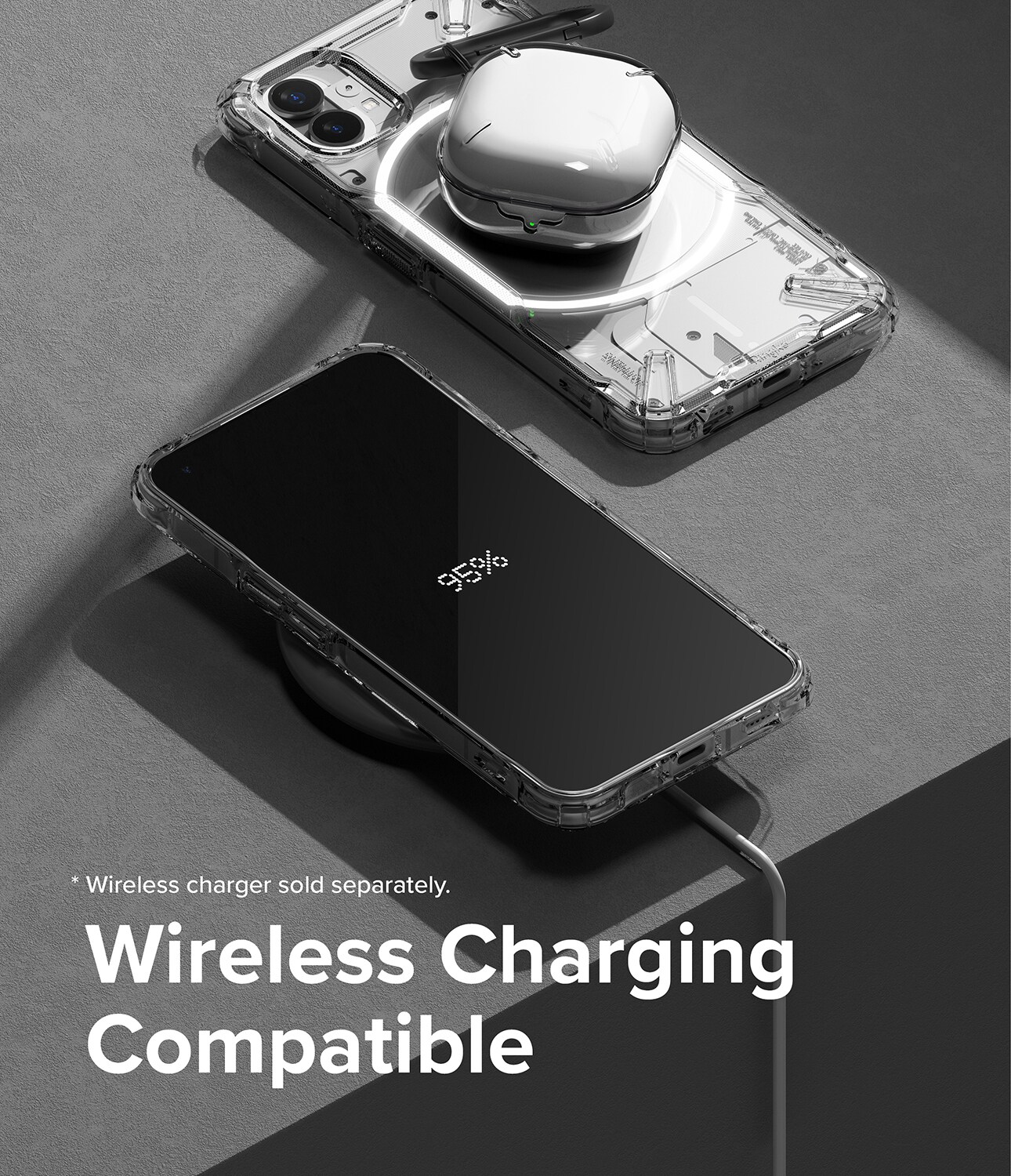 Nothing Phone 1 Fusion X Cover, Gennemsigtig