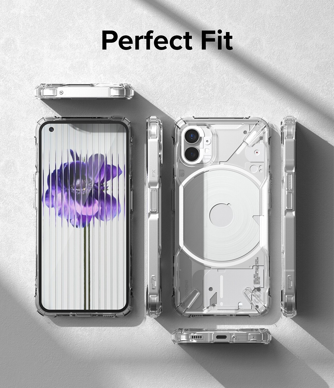 Nothing Phone 1 Fusion X Cover, Gennemsigtig
