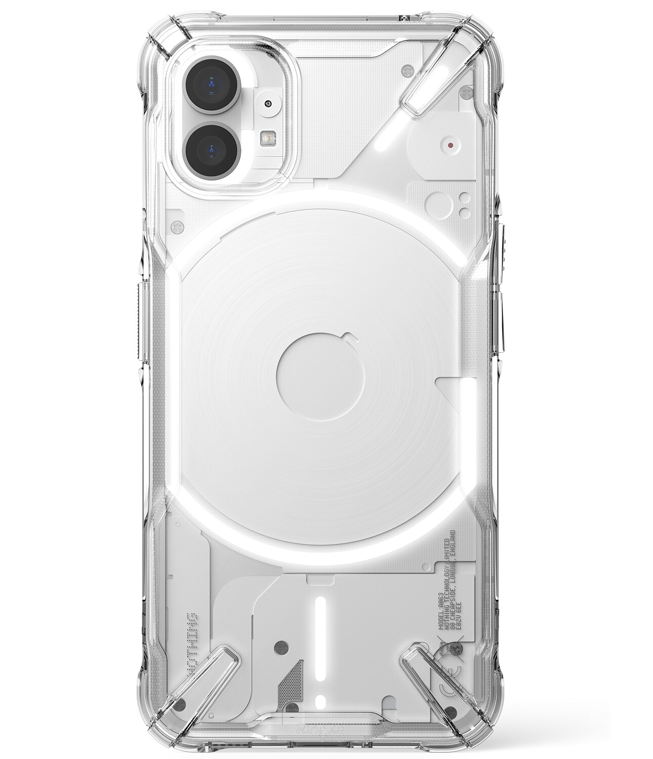 Nothing Phone 1 Fusion X Cover, Gennemsigtig