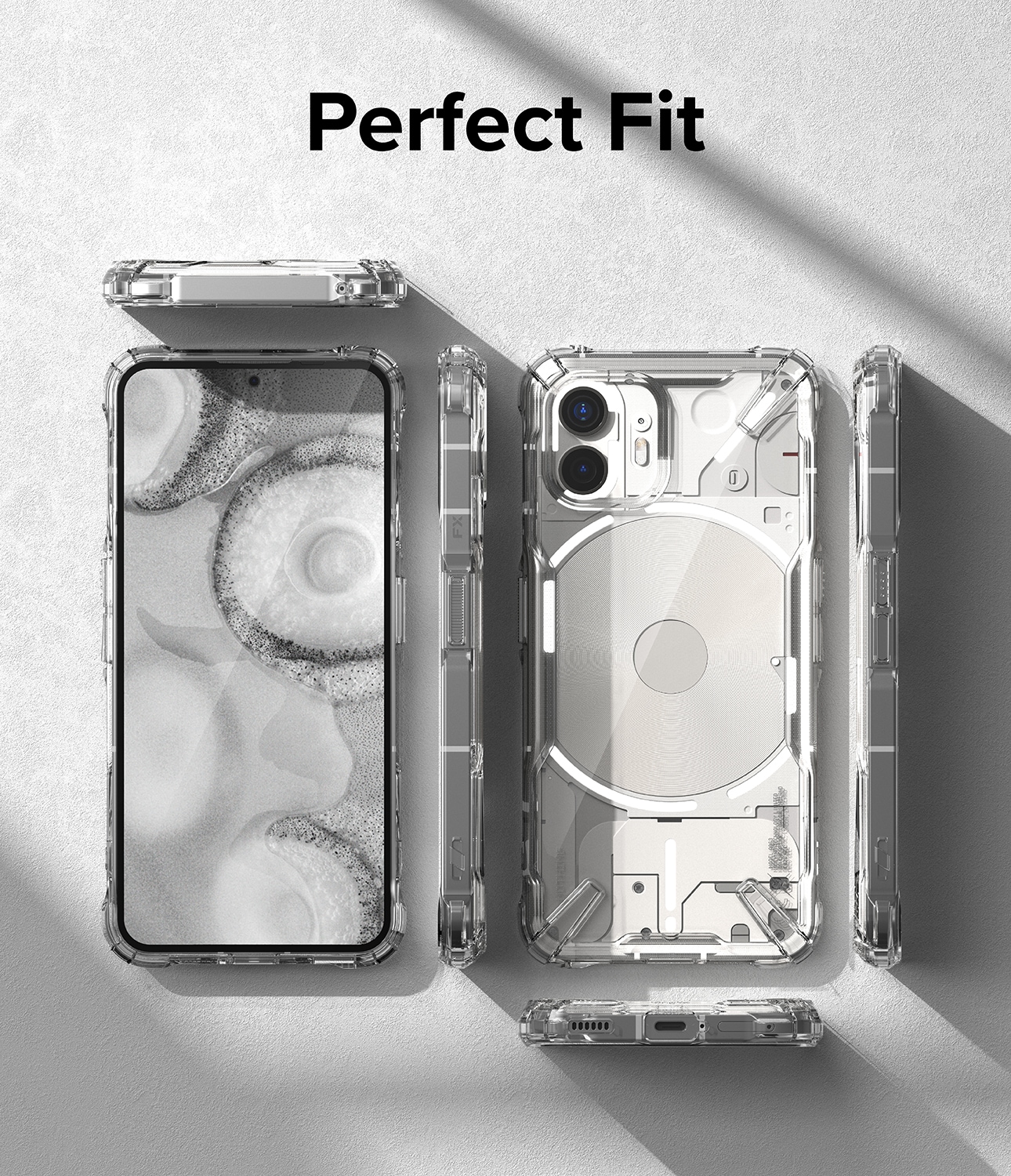 Nothing Phone 2 Fusion X Cover, Gennemsigtig