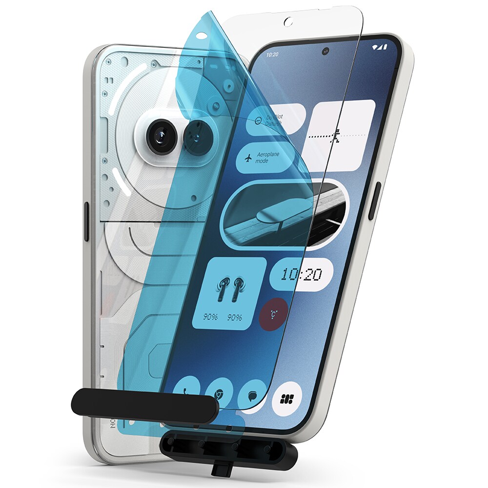 Nothing Phone 2a Skærmbeskytter i glas med monteringsværktøj (2-pak)