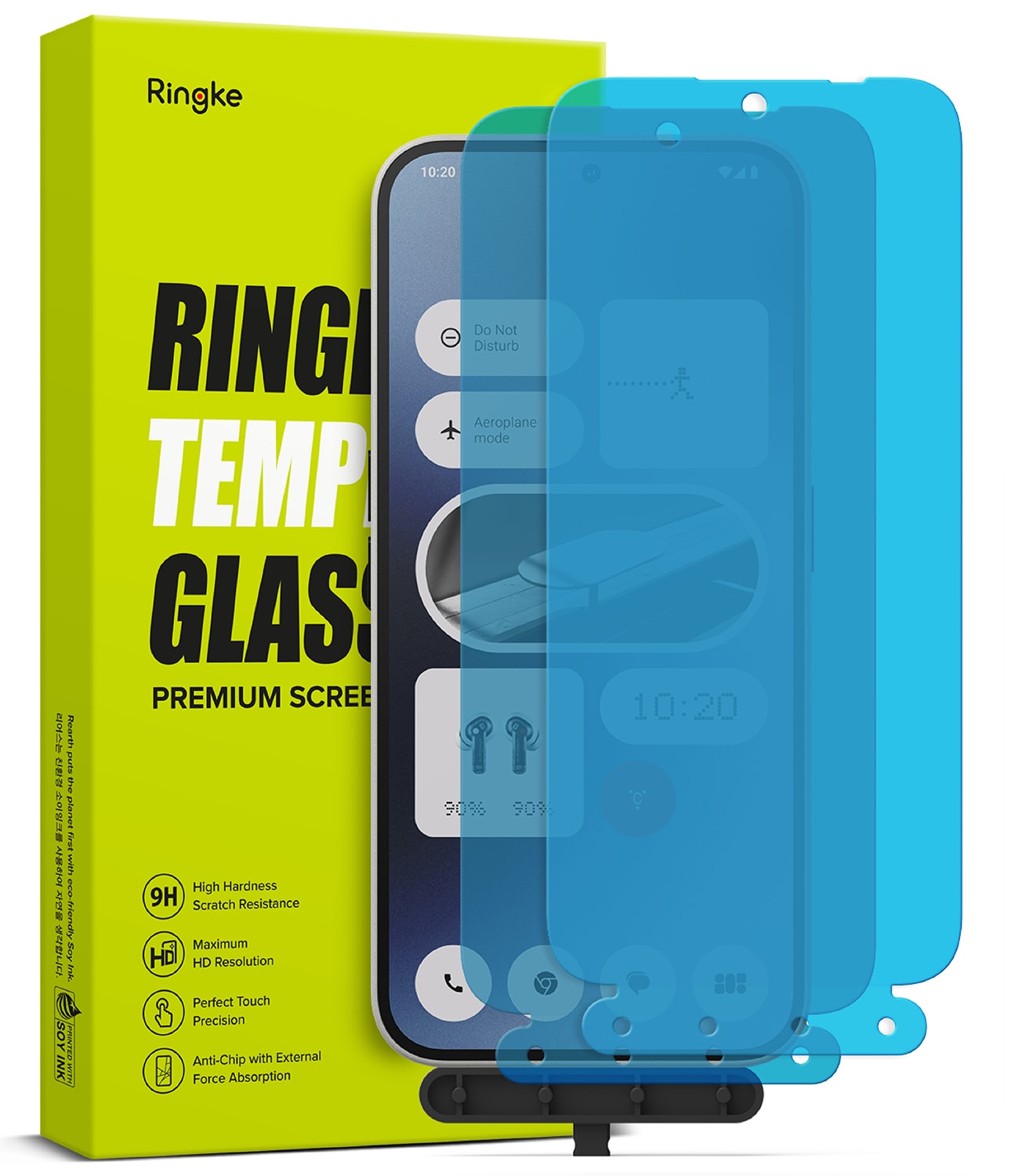 Nothing Phone 2a Skærmbeskytter i glas med monteringsværktøj (2-pak)