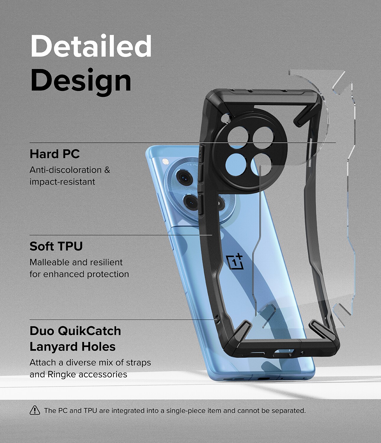  OnePlus 12R Fusion X Cover, Sort