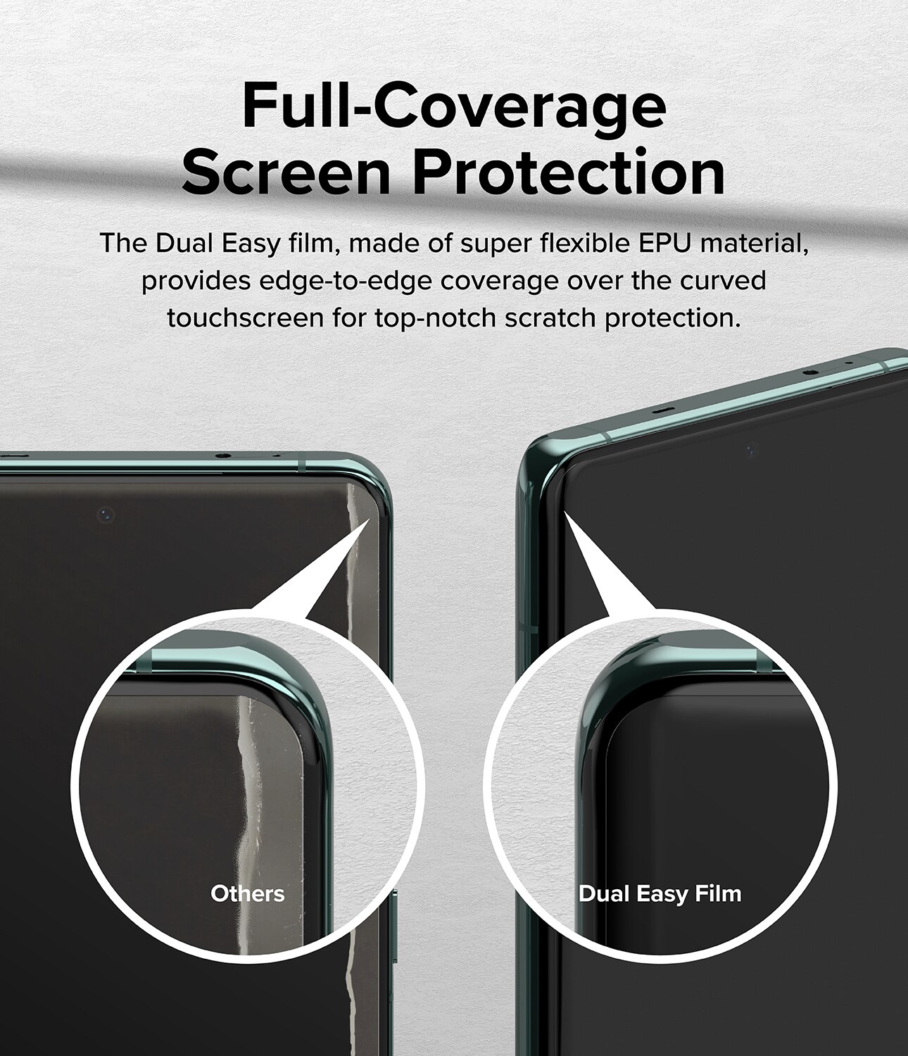  OnePlus 12 Skærmbeskytter beskyttelsesfilm - Dual Easy (2-pak)