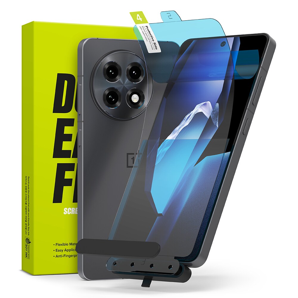  OnePlus 13R Skærmbeskytter beskyttelsesfilm - Dual Easy (2-pak)