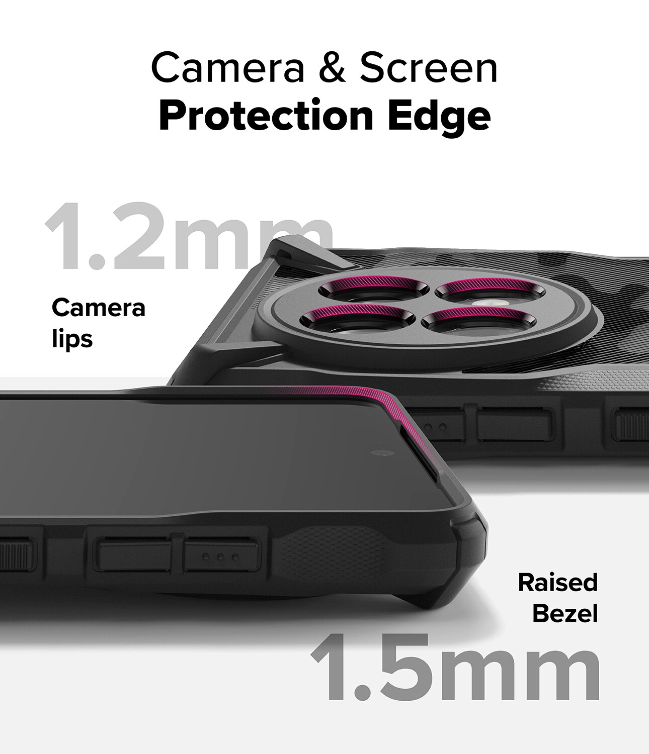  OnePlus 13R Fusion X Cover, Camo Black
